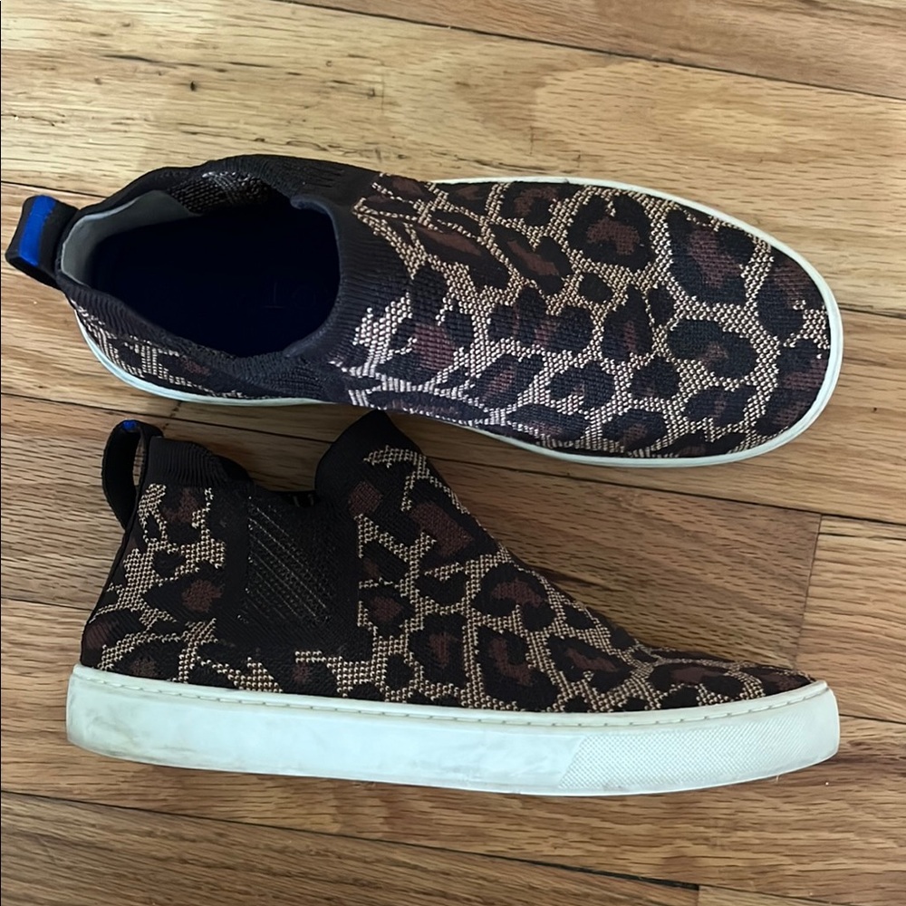 Rothy's Brown and Black Sneakers with Slip-On Comfort